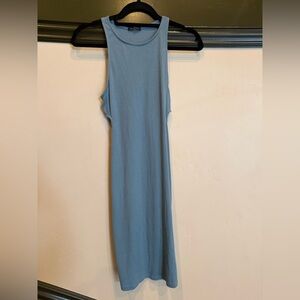 Cherish Light Blue Midi Dress